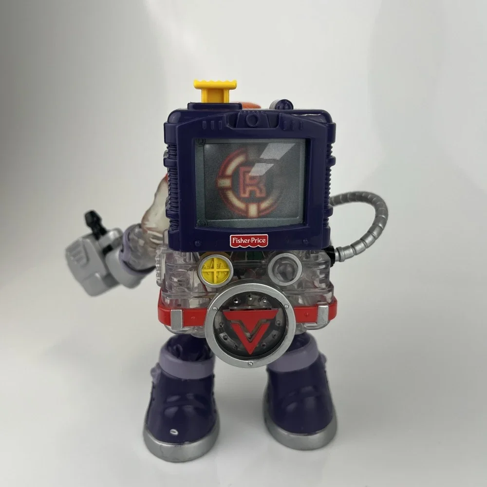 Fisher Price Rescue Heroes Warren Waters Voice Tech With‎ Backpack Vintage WORKS